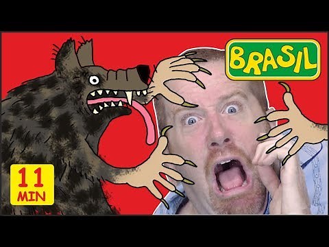 Monstros para Crianças e MAIS | Português para Crianças | Steve and Maggie Brasil