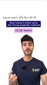 Quadratic Methods- Maths