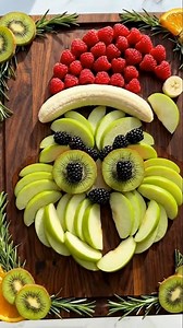 1M views · 1.5K reactions | Even the Grinch would love this healthy, whimsical fruit platter! Steal the show at your next holiday party with this easy snack. 諾 #grinchmas #fruitplatter #HolidaySnacks #healthyholidays #ChristmasRecipes #edibleart #funfood | Savory Daily Recipes | Facebook