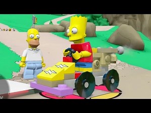 LEGO Dimensions - Bart's Gravity Sprinter Upgraded - All 3 Versions (Vehicle Showcase)