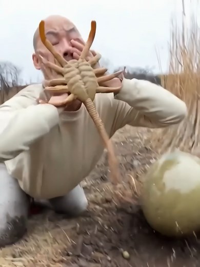 Facehugger BBQ: A Hilarious Cooking Experience