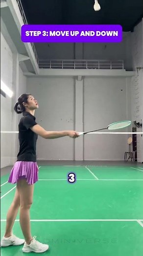 how to pausing the shuttle at badminton