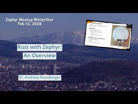 Rust with Zephyr: An Overview