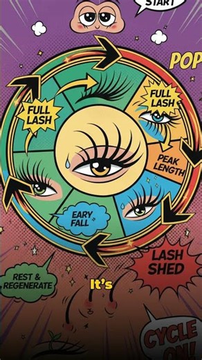 Mind Blown! Your Eyelashes Are On A Secret Cycle!