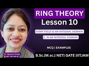 Theorems on Integral domain with examples and MCQS