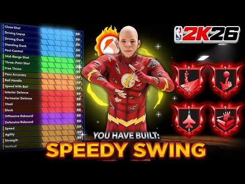 *NEW* 6'7 "THE FLASH" SWING/POWER FORWARD BUILD IN NBA 2K26 - BEST PF BUILD 2K26