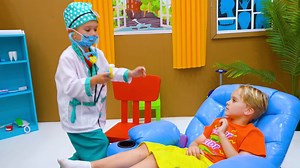 275K views · 2.9K reactions | Kids pretend play doctor - Useful stories for children! 00:00 Kids pretend play doctor - Useful stories for children 04:19 Cardboard Hospital Adventure for kids 09:52 Kids Learn Good Habits and Healthy Eating 14:57 Chris and Useful stories about taking care of health Please Subscribe! | Vlad and Niki | Facebook
