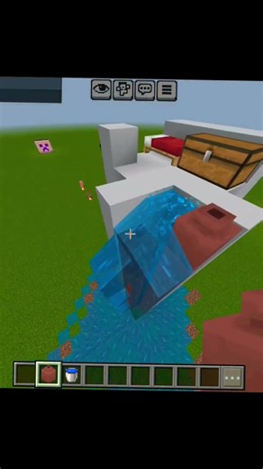 Minecraft Simple Elevator 😱 No Redstone! #minecraft #shorts #viral #trending