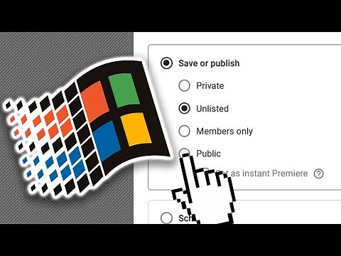 This Video Was Published From Windows 98... Almost