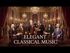 Elegant classical music: Bach, Händel, Beethoven, Schubert, Mozart, Vivaldi