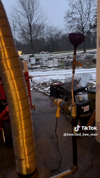 Success of Waste Oil Burner Test Run for Free Heat