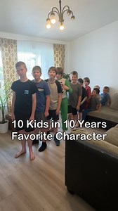 Here are all 10 kids' favorite characters, from Bluey to K-Pop Demon Hunters, who is your favorite character. #10kids #largefamily #favoritecharacter #bigfamily #characters | 10kidsin10years