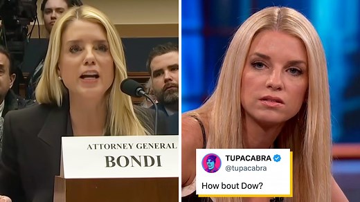 Pam Bondi's 'Dow over 50,000' Deflection Floods The Meme Market