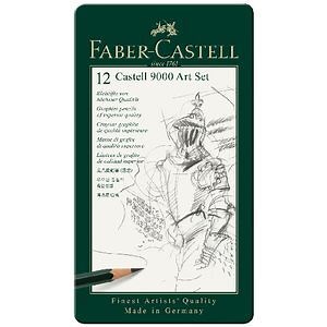 Faber-Castell 9000 Graphite Pencil Art Set 12 Pack