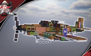 【MINECRAFT飞行物教程系列】如何制造一架二战时期英国空军的（博尔顿保罗反抗MK.I）夜间战斗机