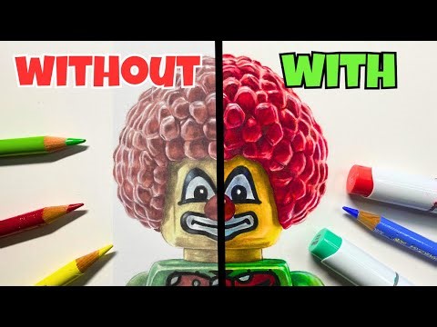 Why I Use Markers On ALL My Coloured Pencil Drawings (And Why You Should Too)