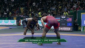 106K views · 269 shares | 17 Days to Paris: Here's four-time World and Olympic champ Jordan Burroughs battling back from an early deficit to beat Azerbaijan's Murad Suleymanov by disqualification at the World Cup. Watch Burroughs later this month at the World Championships on Trackwrestling. | Trackwrestling | Facebook