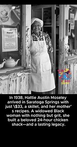 In 1938, a widowed Black woman named Hattie Austin Moseley arrived alone in Saratoga Springs, New York. She had no family, just $33, a cast iron skillet, and the recipes her mother never lived to teach her—only tasted in memory. Born in Louisiana and orphaned young, Hattie grew up working hard—as a domestic worker, in restaurant kitchens, and anywhere she could. The Great Depression had taken much from her, but not her spirit. With Southern soul and relentless grit, she opened a tiny 24-hour chi