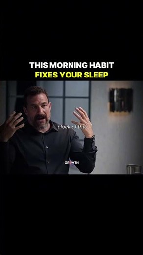 This Morning Habit Fixes Your Sleep.