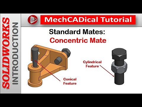 Concentric Mate In SolidWorks