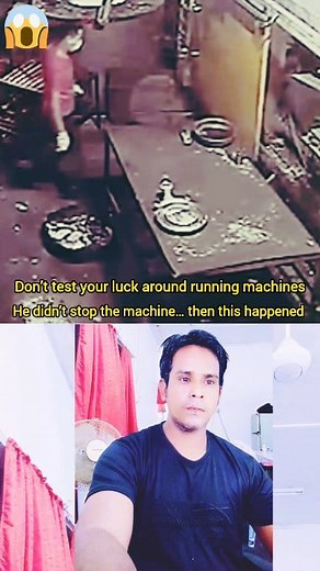 876K views · 5.4K reactions | Sometimes one wrong step can turn into a big lesson. Machines never forgive mistakes — always use proper safety before touching any moving part.  Watch till the end — you won’t believe what happens next! #SafetyMatters #MachineSafety #StaySafe #WorkplaceAwareness #awareness #reels #reelfb #OMG #foryou #virals #videos | Vairal video | Facebook