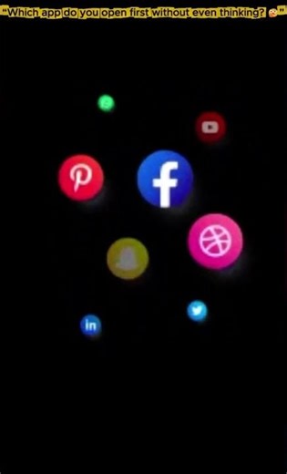 “Which app do you open first without even thinking? 🤯”