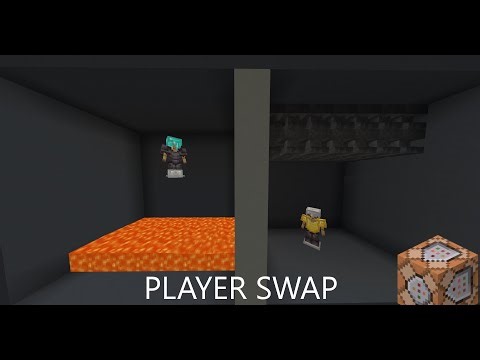 How to swap players in Minecraft(BEDROCK)
