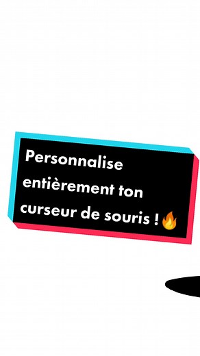 Personnalise entièrement ton curseur de souris en quelques secondes !