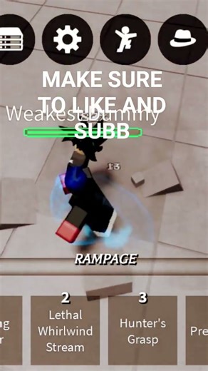 GARROU DEADLY COMBO #music #slowedandreverb #funk #edit #roblox #lifeisbutadream #gaming #games