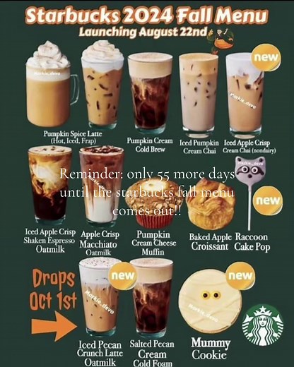Starbucks Fall Menu 2025: Exciting Halloween Flavors!