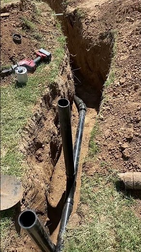 Main sewer line replacement