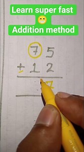 Math#addition#learn super fast maths addition method 💥 mathematics#trendingshorts#videoshort