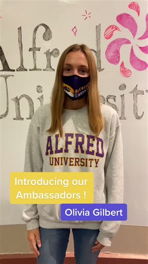 Introducing Our Ambassadors: Olivia Gilbert at Alfred University