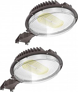 LED Barn Light 90W, 170LM/W Efficient Dusk to Dawn Outdoor Lighting, IP67 Waterproof Exterior Flood Light Fixture,15300LM Street Security Light for Farm, Garage, 100-277Vac, 5000K, ETL Listed, 2Pack
