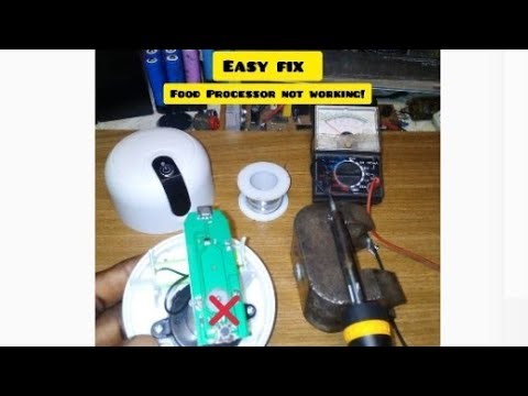 Food Processor not working! Easy fix!