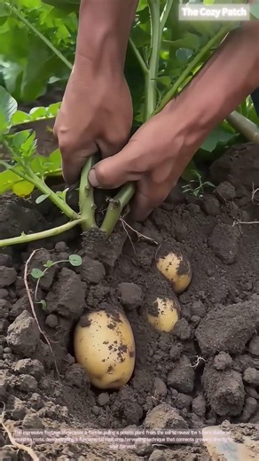 Fresh Harvest! Potato Digging and Extraction Technique