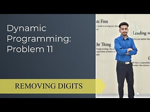Dynamic Programming: Removing Digits