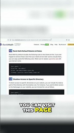 How to Manage Robots.txt Using Rank Math