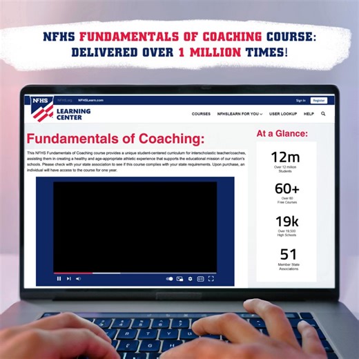 Check out the NFHS September Course of the Month! Fundamentals of Coaching has been delivered over 1 million times, providing a unique, student-centered curriculum for interscholastic teachers and coaches. 🔗 https://nfhslearn.com/courses/fundamentals-of-coaching | NFHS