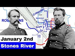 Stones River January 2nd | Animated Battle Map
