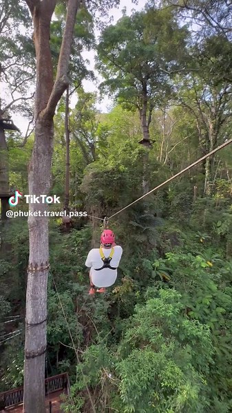 🌿🌟 Fly through the jungle at Hanuman World Phuket! Zipline, skywalk, and experience the thrill of nature from above. 🌲✨ Are you ready for an adventure? 🤔🔥 @Hanumanworld.phuket #Phuket #Travel #PhuketTravelPass