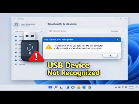 How To Fix USB Device Not Recognized In Windows 11 And 10
