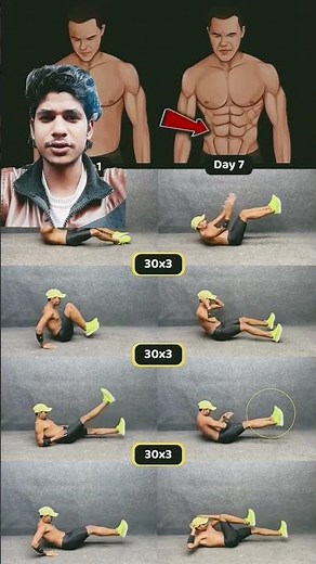 Six pack workout #fitnessmotivation #fatloss