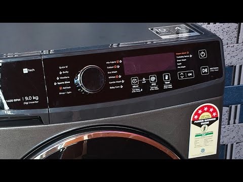 Godrej Front Load Washing Machine Demo in Tamil | AI Technology Explained #godrej #tamil #demo
