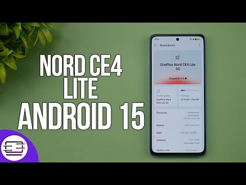 OnePlus Nord CE 4 Lite Android 15 Update [OxygenOS 15]