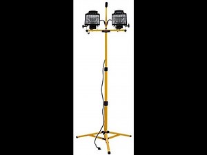 Utilitech 1000w Dual Head Tripod Work Light Assembly Put Together Unboxing Simple and Easy Review