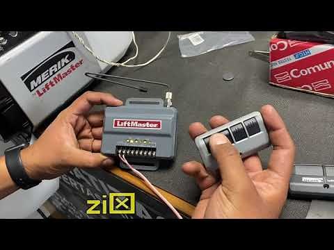 Programar Control LiftMaster Merik Security +2.0 Antena Amarilla MyQ