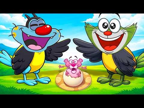 A BIRD FAMILY IN ROBLOX!!... 🤣ft.Oggy)