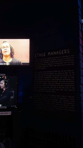Happy Stage Manager’s Day!💖 In our Making of A Broadway Show exhibit, you’ll get an up-close look at the podium of a Broadway SM, complete with spike tape and the calling script used in @aladdin!You’ll even get to hear from Broadway Stage Managers like @codyrenard, as they walk you through the experience of calling a show eight times a week! #museumofbroadway #theatretech #nyc #nycmuseums #stagemanagement | Museum of Broadway