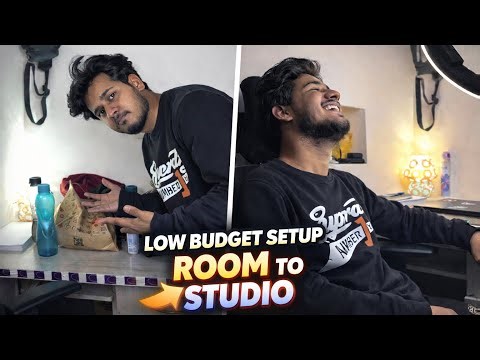 LOW BUDGET SETUP 😱 ROOM TO STUDIO #vlog #roomsetup #yashusinghvlogs #indianvlogger